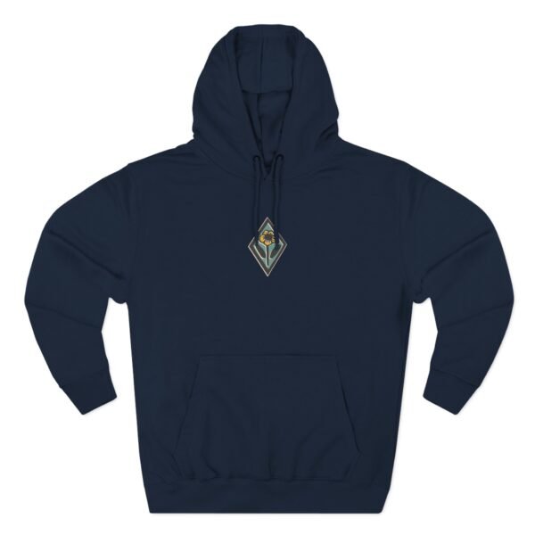 Lime Cordiale Pedestal Three-Panel Fleece Hoodie - Image 11
