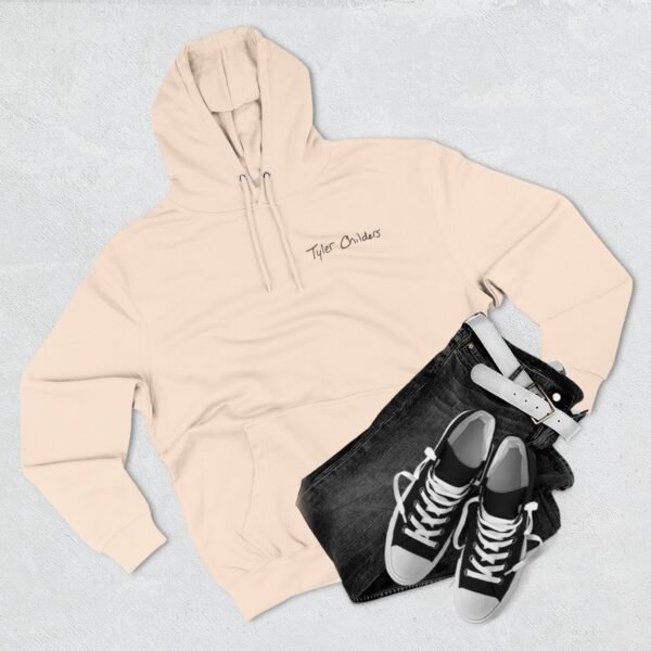 Tyler Childers Blue Muleshoe Three-Panel Fleece Hoodie - Image 11