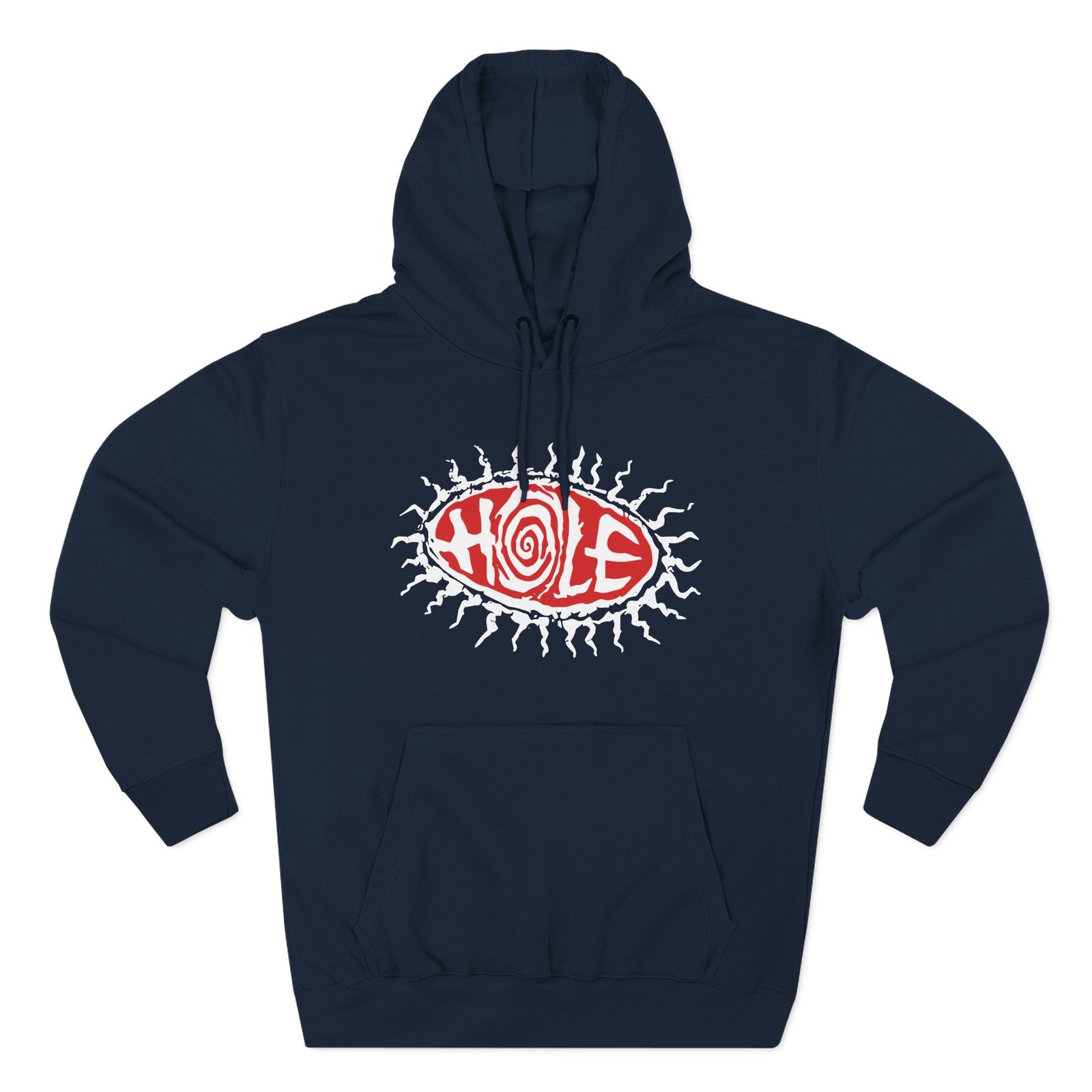 Manhead Hole Eyeball Three-Panel Fleece Hoodie - Image 11