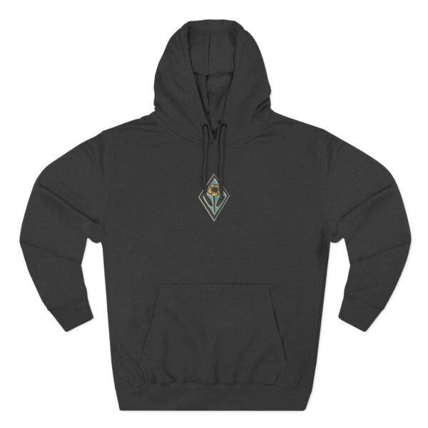 Lime Cordiale Pedestal Three-Panel Fleece Hoodie - Image 3