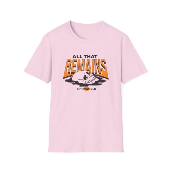 All That Remains Springfield Skull Unisex Softstyle T-Shirt - Image 29