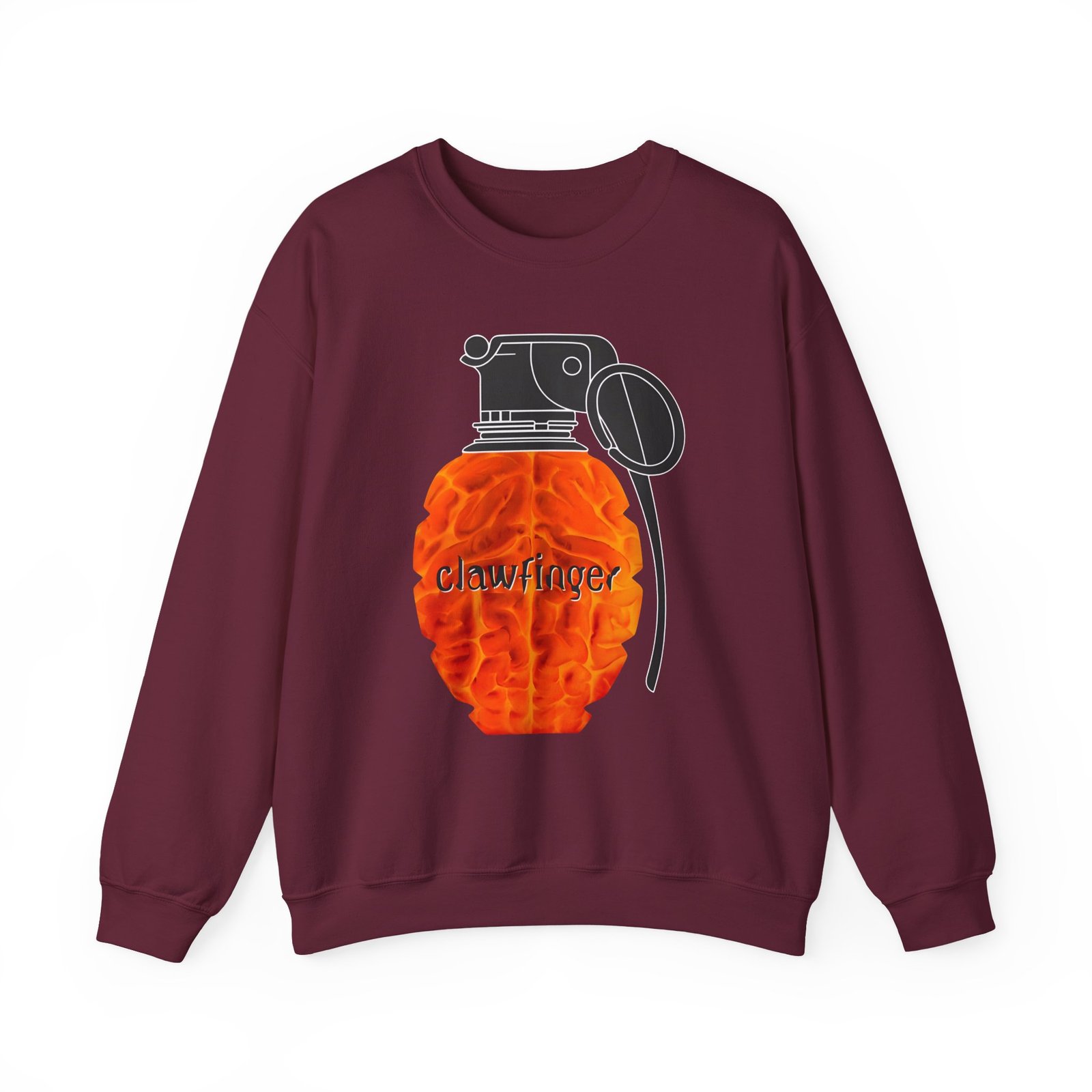 Clawfinger Use Your Brain Unisex Heavy Blend™ Crewneck Sweatshirt - Image 7