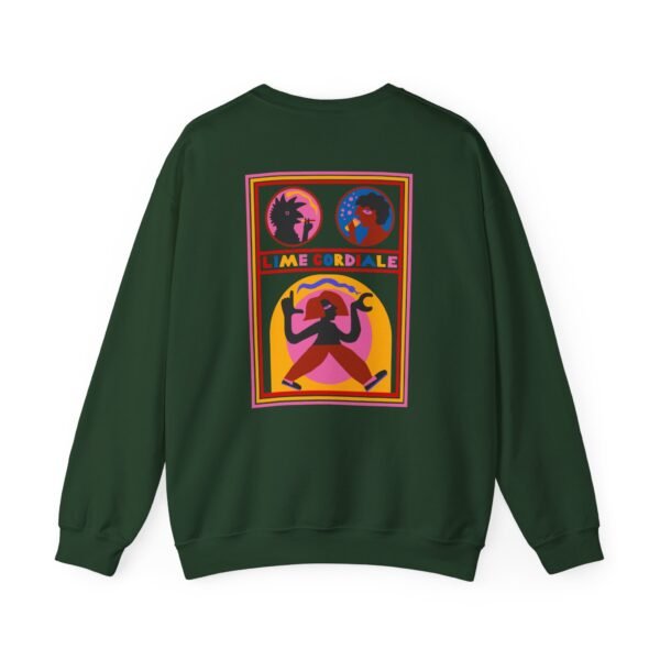 Lime Cordiale Cockatoo Unisex Heavy Blend™ Crewneck Sweatshirt - Image 8