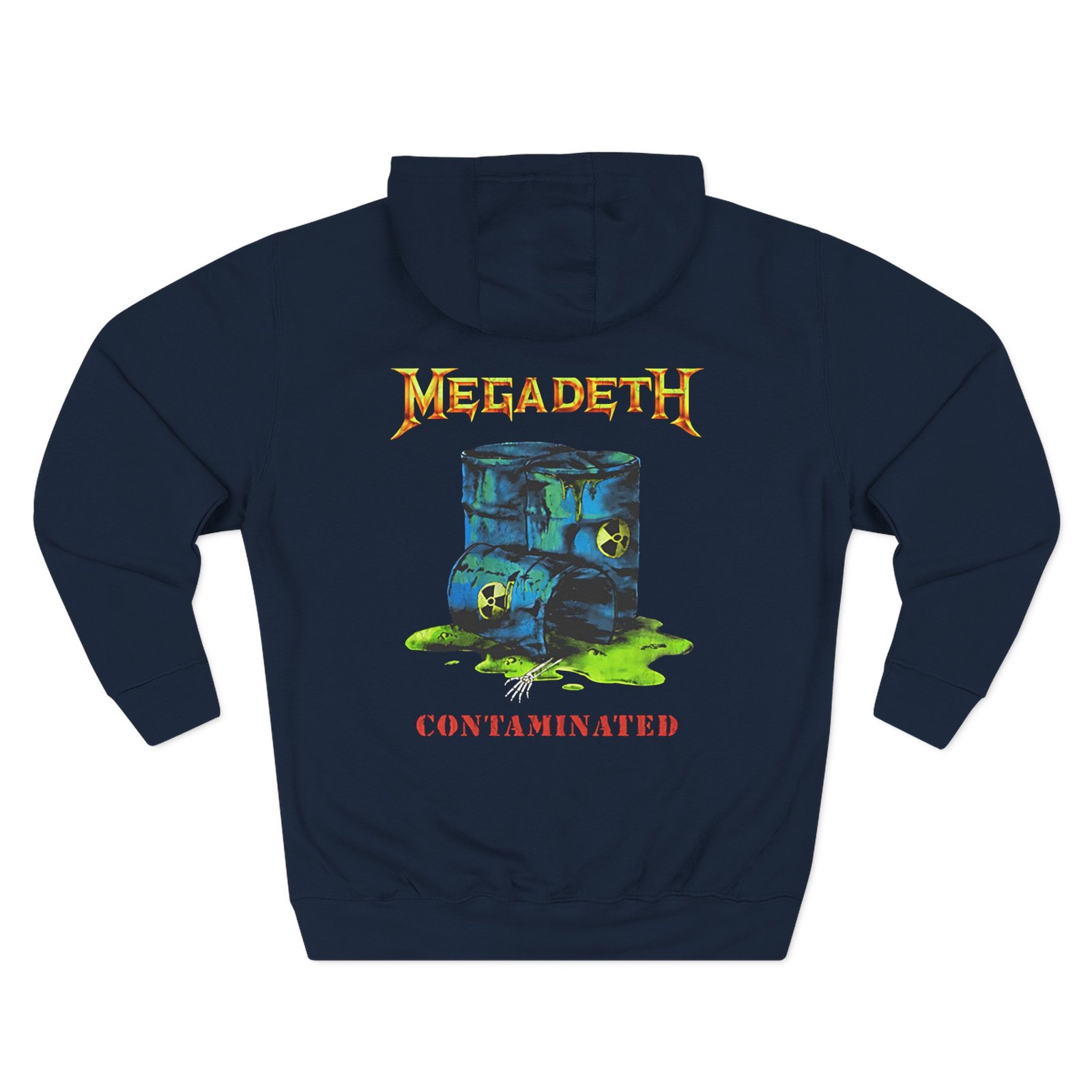 Manhead Megadeth Contaminated Three-Panel Fleece Hoodie - Image 8