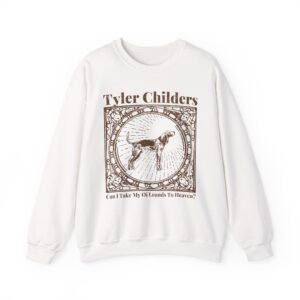 Tyler Childers Beige Hound Unisex Heavy Blend™ Crewneck Sweatshirt