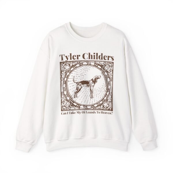 Tyler Childers Beige Hound Unisex Heavy Blend™ Crewneck Sweatshirt