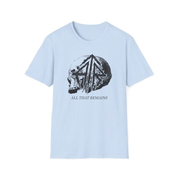 All That Remains Tie Dye Skull Unisex Softstyle T-Shirt - Image 23