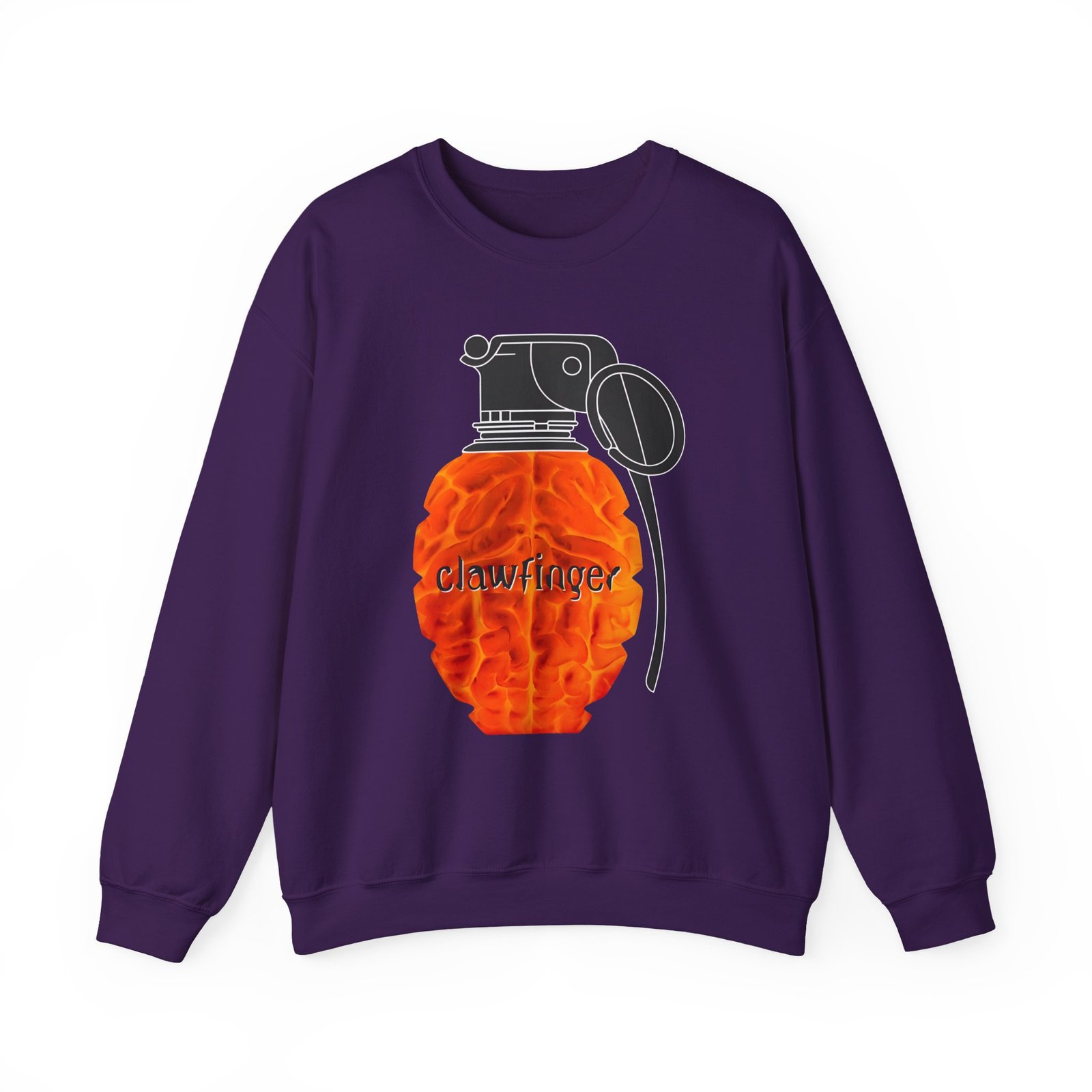Clawfinger Use Your Brain Unisex Heavy Blend™ Crewneck Sweatshirt - Image 21
