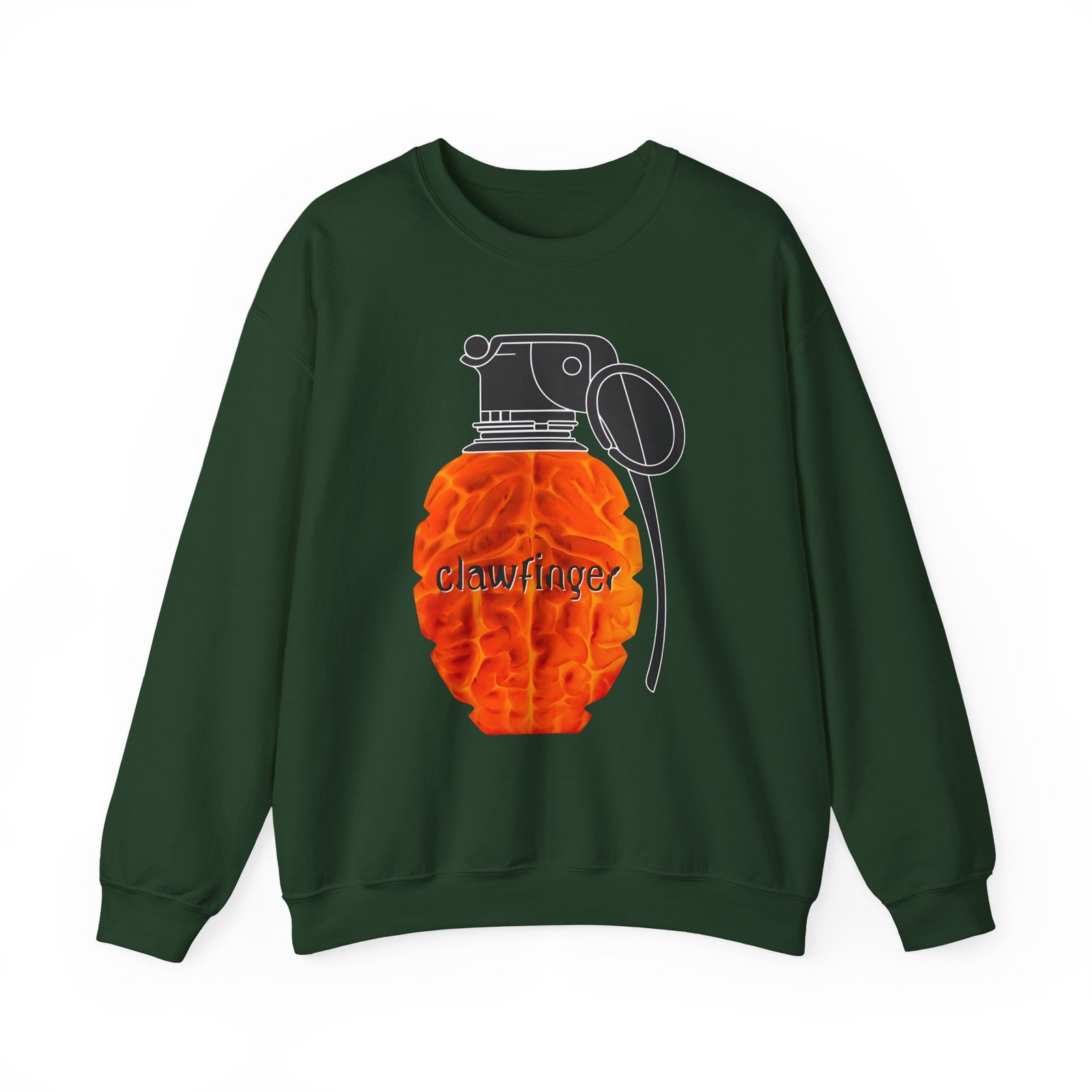 Clawfinger Use Your Brain Unisex Heavy Blend™ Crewneck Sweatshirt - Image 11