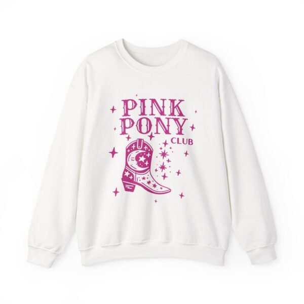 Chappell Roan Pink Pony Club Unisex Heavy Blend™ Crewneck Sweatshirt - Image 3