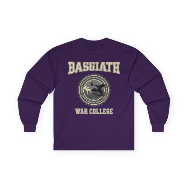 Fourth Wing Basgiath War Collage Unisex Ultra Cotton Long Sleeve Tee - Image 11