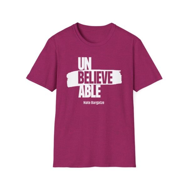 Nate Bargatze - Unbelievable Unisex Softstyle T-Shirt - Image 7