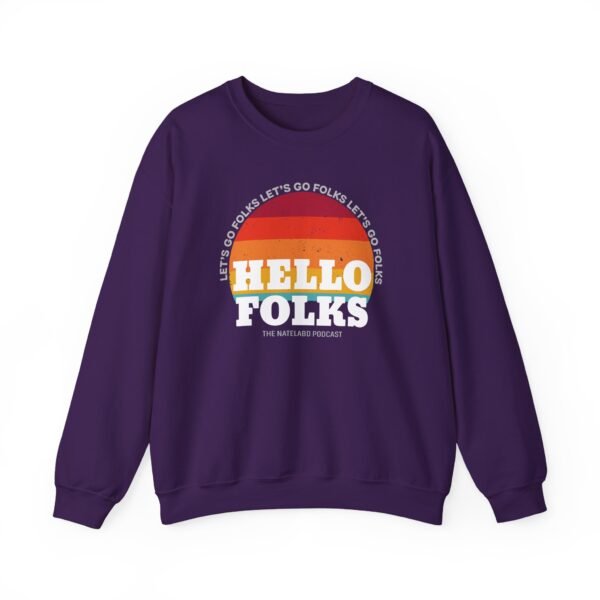 Nate Bargatze Hello Folks Unisex Heavy Blend™ Crewneck Sweatshirt - Image 19