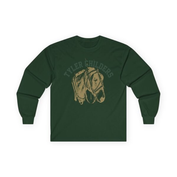 Tyler Childers Mule Raglan Unisex Ultra Cotton Long Sleeve Tee - Image 9