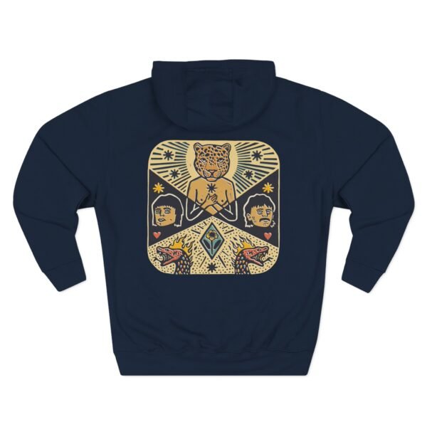 Lime Cordiale Pedestal Three-Panel Fleece Hoodie - Image 12