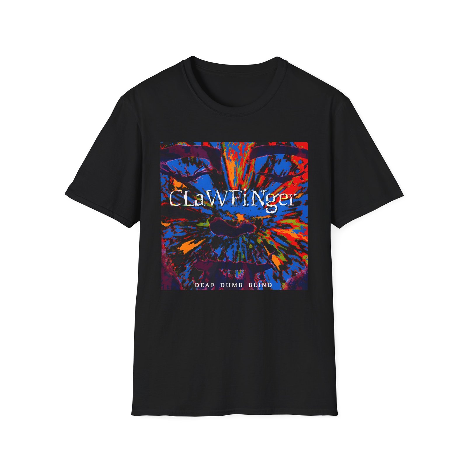 Clawfinger Deaf Dumb Blind 2 Album Cover Unisex Softstyle T-Shirt - Image 3
