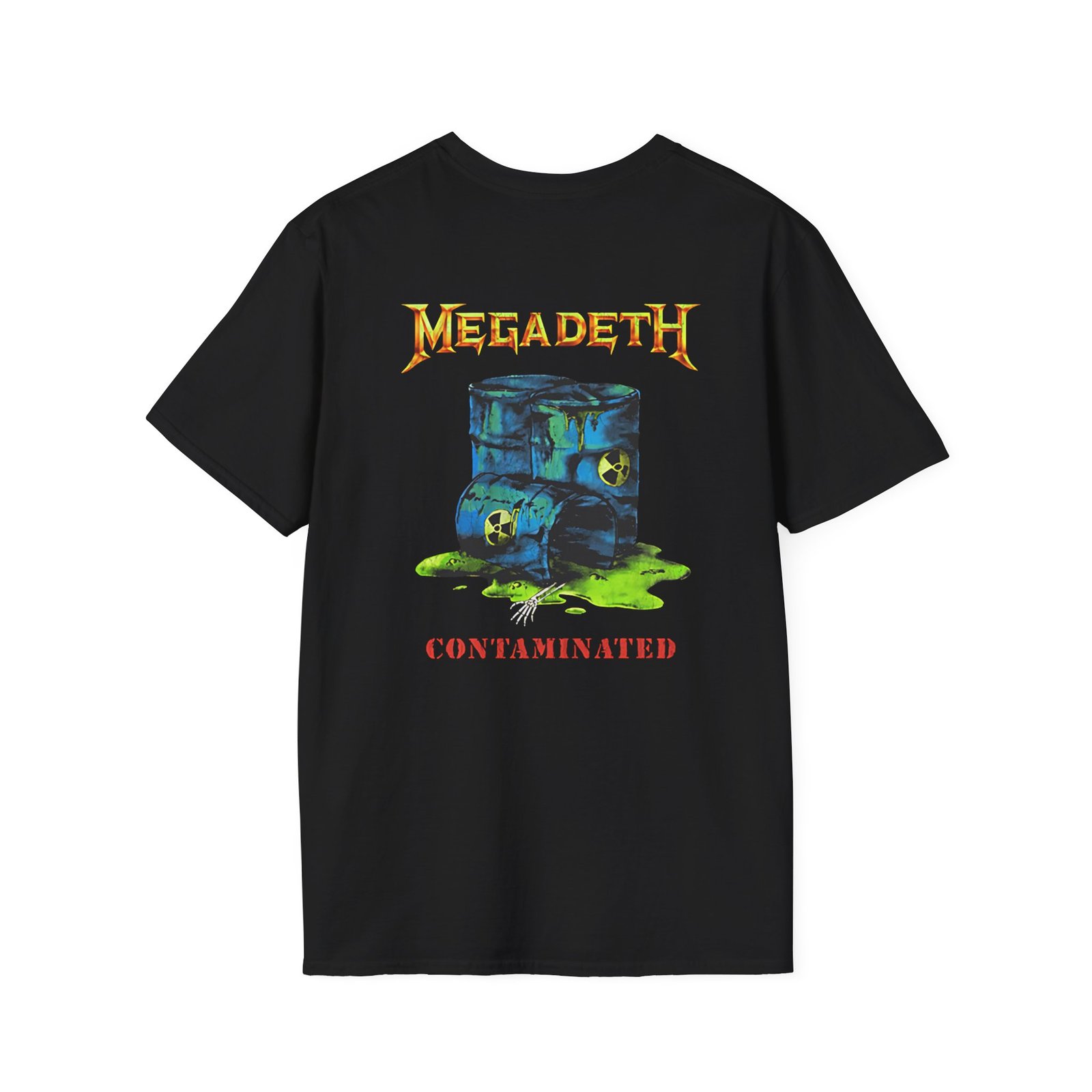 Manhead Megadeth Contaminated Unisex Softstyle T-Shirt - Image 2