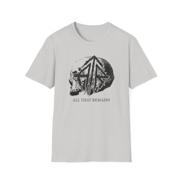 All That Remains Tie Dye Skull Unisex Softstyle T-Shirt - Image 7