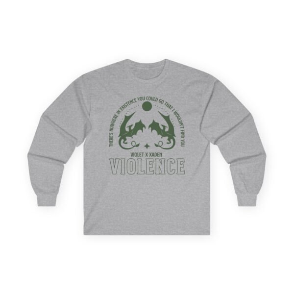 Fourth Wing Violet Violet and Xaden Unisex Ultra Cotton Long Sleeve Tee - Image 5