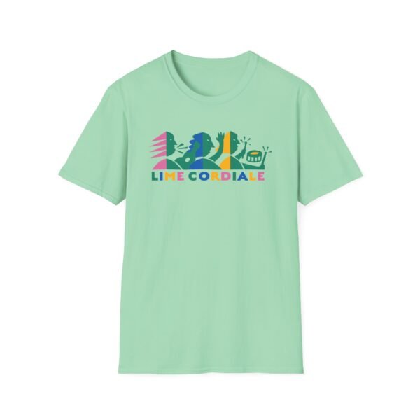 Lime Cordiale Logo Unisex Softstyle T-Shirt - Image 11