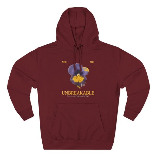 Fourth Wing You Are Unbreakable Xaden and Violet Three-Panel Fleece Hoodie - Image 9