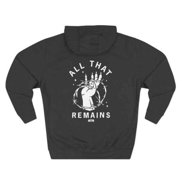 All That Remains Barbed Wire Three-Panel Fleece Hoodie - Image 4