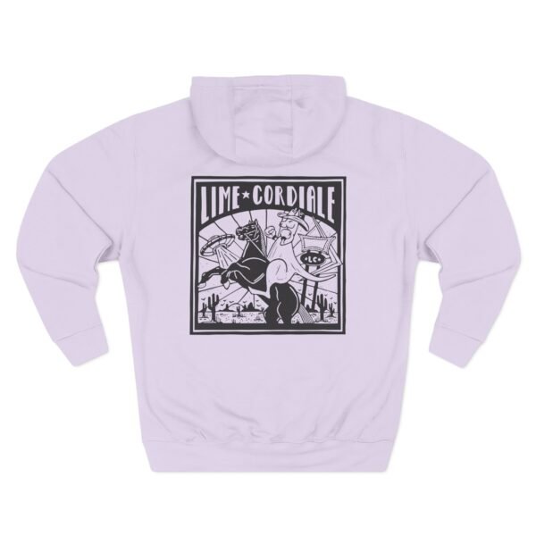Lime Cordiale Three-Panel Fleece Hoodie - Image 12