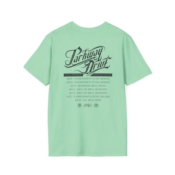 Parkway Drive Australian Tour Unisex Softstyle T-Shirt - Image 14
