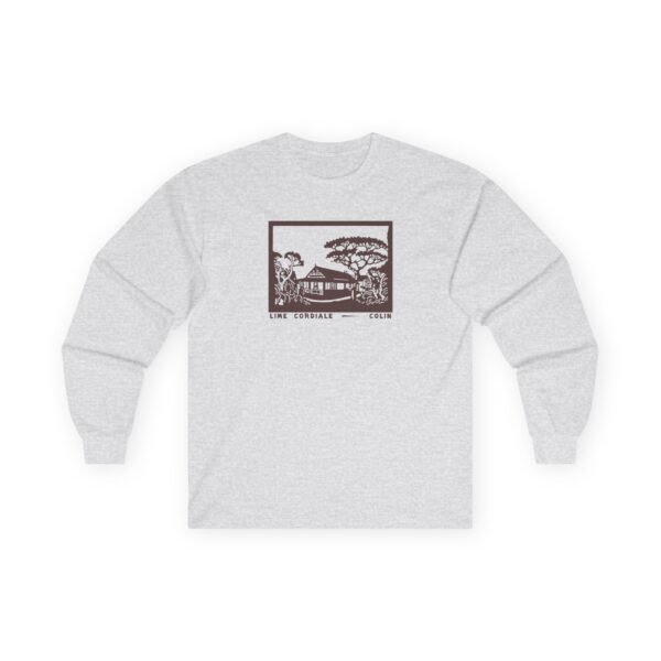 Lime Cordiale Colin Unisex Ultra Cotton Long Sleeve Tee - Image 3