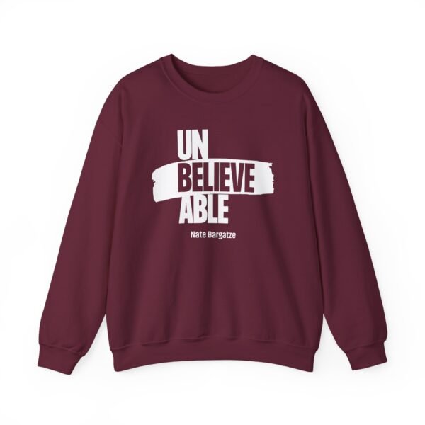 Nate Bargatze - Unbelievable Unisex Heavy Blend™ Crewneck Sweatshirt - Image 3
