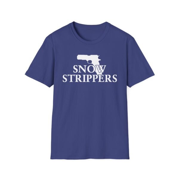 Snow Strippers Unisex Softstyle T-Shirt - Image 13