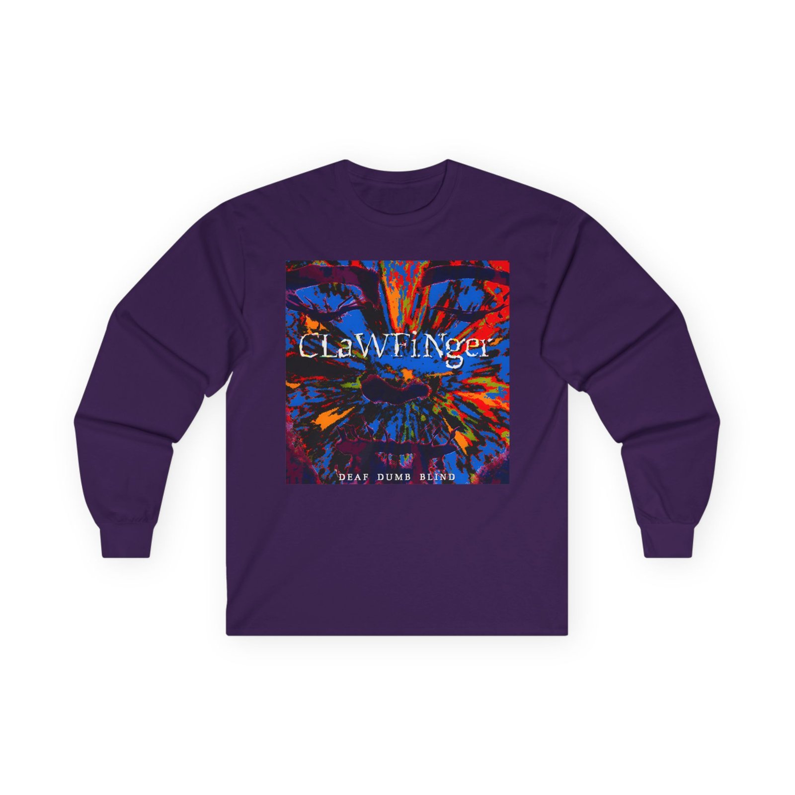 Clawfinger Deaf Dumb Blind 2 Album Cover Unisex Ultra Cotton Long Sleeve Tee - Image 23