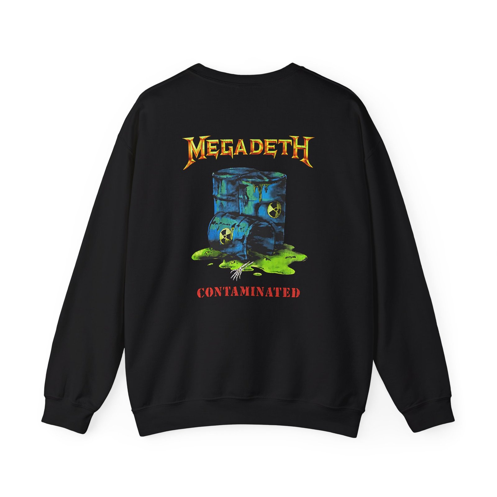 Manhead Megadeth Contaminated Unisex Heavy Blend™ Crewneck Sweatshirt - Image 2