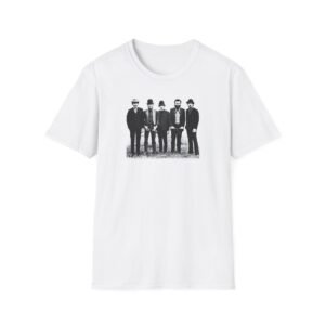 The Band Black and White Portrait Unisex Softstyle T-Shirt