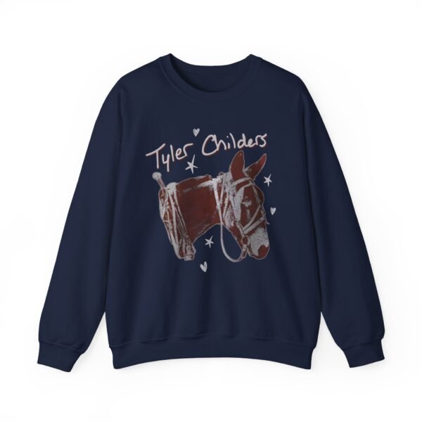 Tyler Childers Green Youth Mule Unisex Heavy Blend™ Crewneck Sweatshirt - Image 17