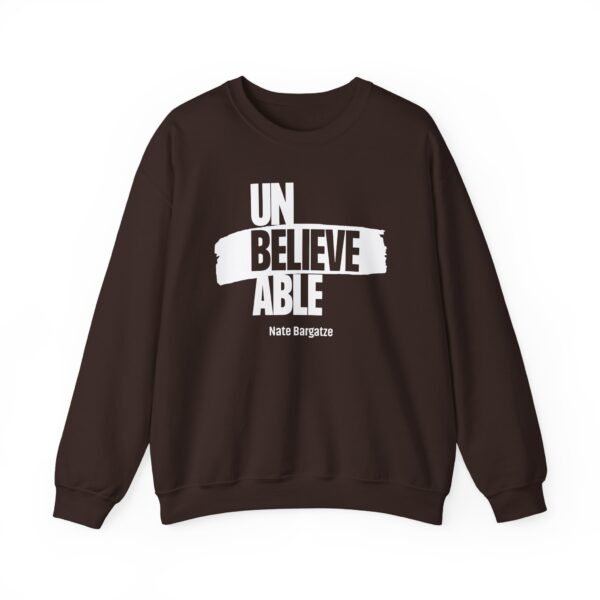 Nate Bargatze - Unbelievable Unisex Heavy Blend™ Crewneck Sweatshirt - Image 5