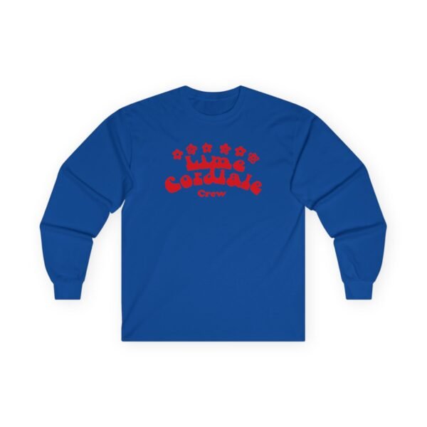 Lime Cordiale Crew Unisex Ultra Cotton Long Sleeve Tee - Image 7