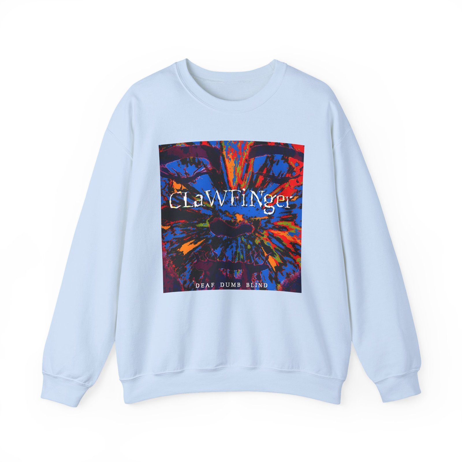 Clawfinger Deaf Dumb Blind 2 Album Cover Unisex Heavy Blend™ Crewneck Sweatshirt - Image 15