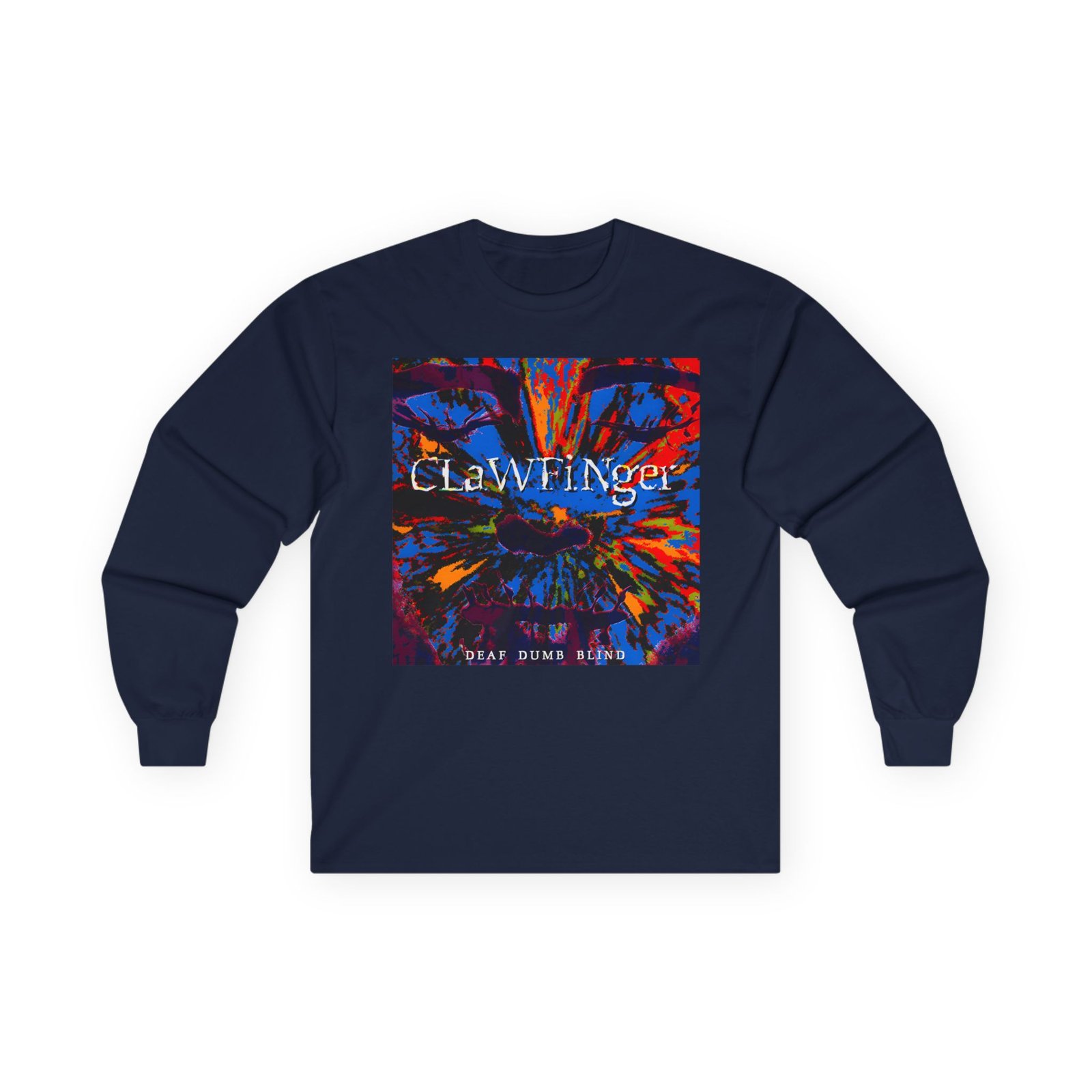 Clawfinger Deaf Dumb Blind 2 Album Cover Unisex Ultra Cotton Long Sleeve Tee - Image 21