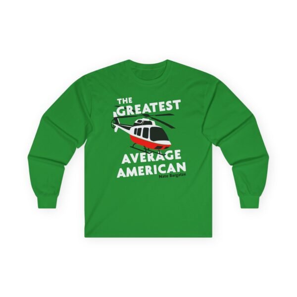 The Greatest Average American Nate Bargatze Unisex Ultra Cotton Long Sleeve Tee - Image 5