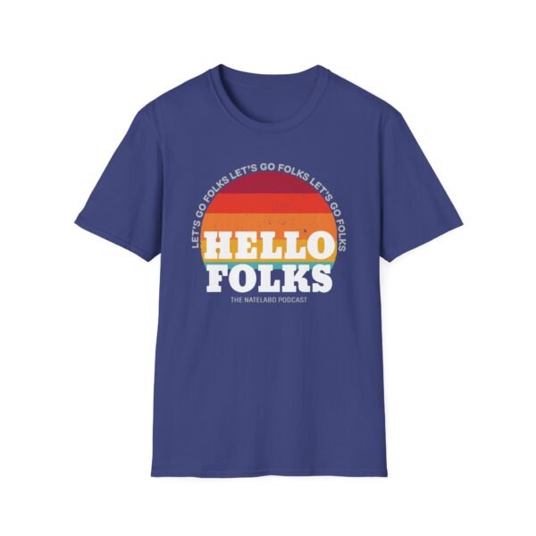 Nate Bargatze Hello Folks Unisex Softstyle T-Shirt - Image 13