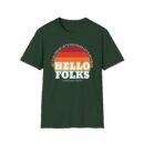 Nate Bargatze Hello Folks Unisex Softstyle T-Shirt