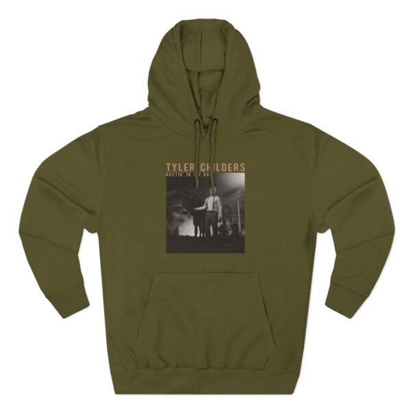 Tyler Childers Black Rustin Three-Panel Fleece Hoodie - Image 9