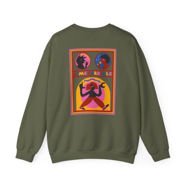 Lime Cordiale Cockatoo Unisex Heavy Blend™ Crewneck Sweatshirt - Image 6