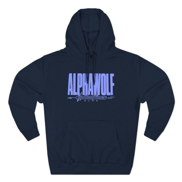 Alpha Wolf Half Living Things Three-Panel Fleece Hoodie - Image 3
