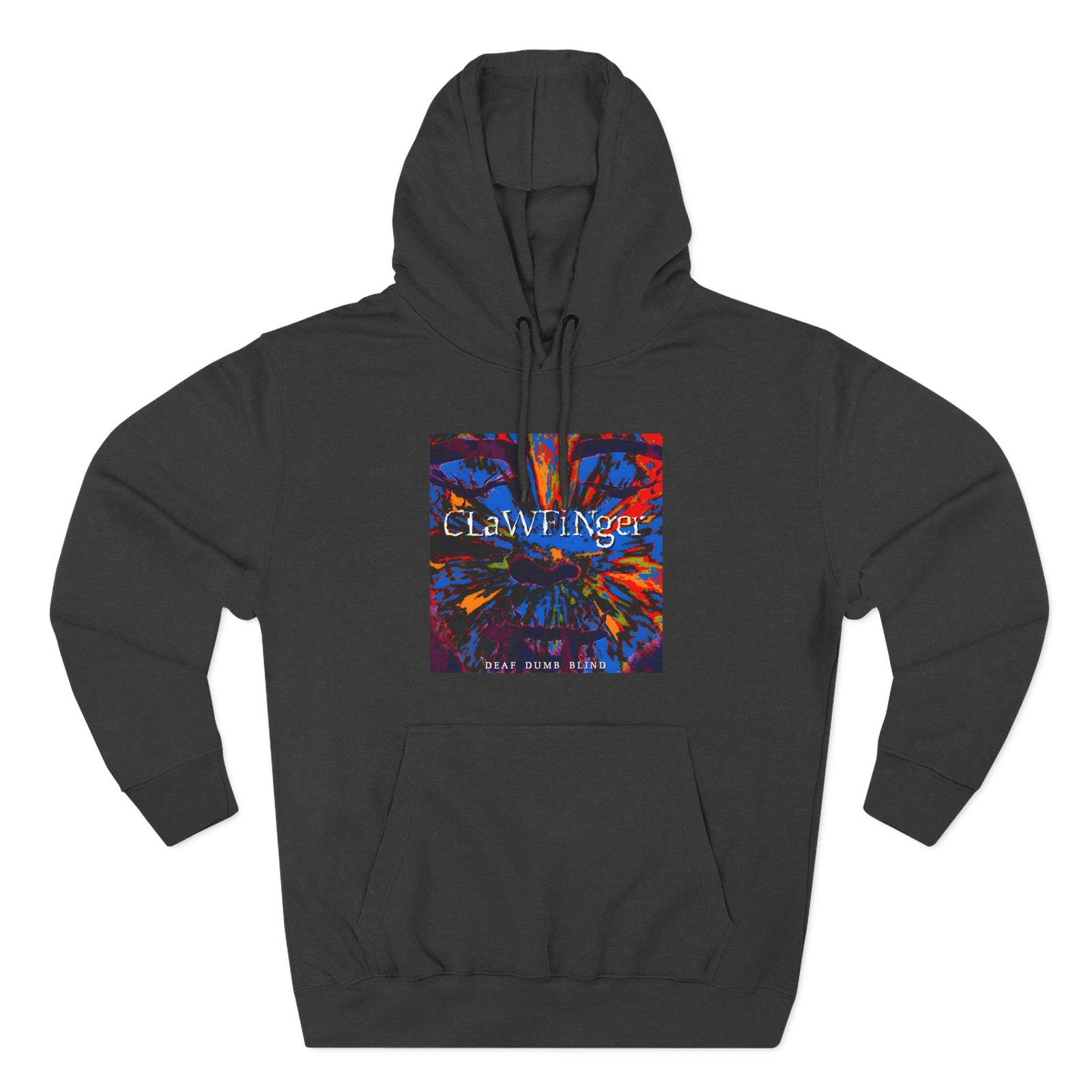 Clawfinger Deaf Dumb Blind 2 Album Cover Three-Panel Fleece Hoodie - Image 5