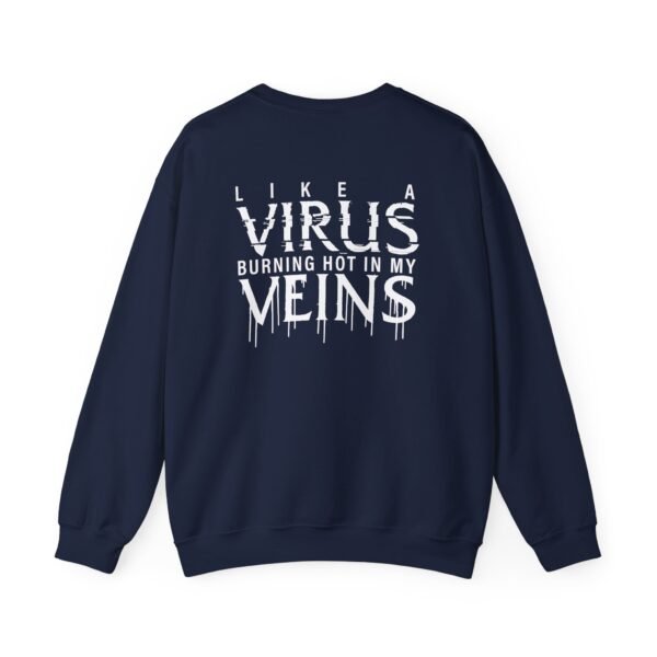 All That Remains Like a Virus Dye Unisex Heavy Blend™ Crewneck Sweatshirt - Image 6