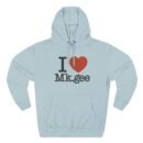 Mkgee I Love Three-Panel Fleece Hoodie