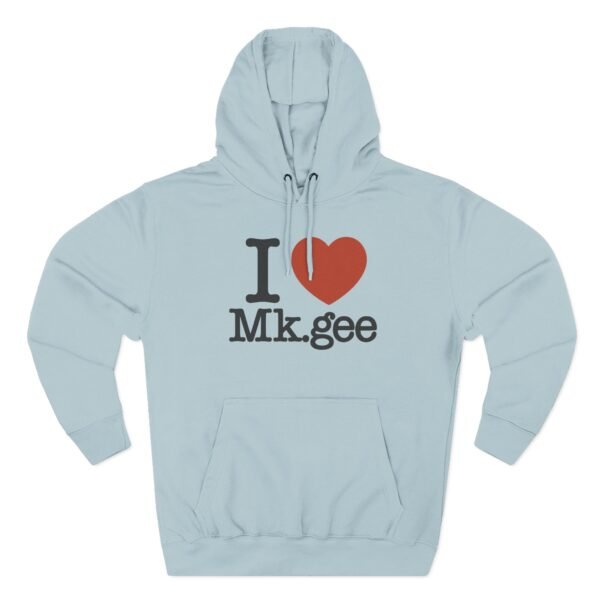 Mkgee I Love Three-Panel Fleece Hoodie - Image 11