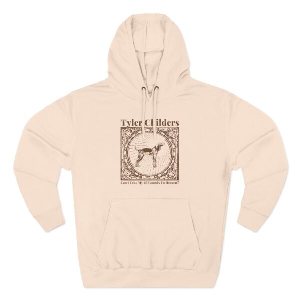 Tyler Childers Beige Hound Three-Panel Fleece Hoodie - Image 7